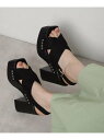 【SALE/10%OFF】【ラク盛り/サンダル】リピーター続出/脚長美脚 クロススタッズサンダル ESPERANZA エスペランサ シューズ・靴 サンダル ブラ...