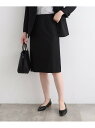 【SALE/60%OFF】【定番スーツ/ウール混】無地ストレートスカート INDIVI インディヴィ スカート その他のスカート ネイビー カーキグリーン ブラ...