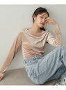 【SALE/30%OFF】《CanCam掲載》ベロアトップス【洗濯機洗い可】 OPAQUE.CLIP オペークドットクリップ トップス カットソー・Tシャツ ブ...