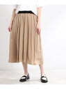 【E-QUALITY/手洗い可/ウエスト総ゴム】シャンブレースカーチョパンツ Reflect リフレクト パンツ その他のパンツ ネイビー ベージュ ブルー【送...