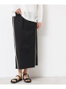 【SALE/50%OFF】【撥水・洗える】サイドジップ付きIラインスカート Dessin デッサン スカート ロング・マキシスカート ブラウン ブラック【RBA...