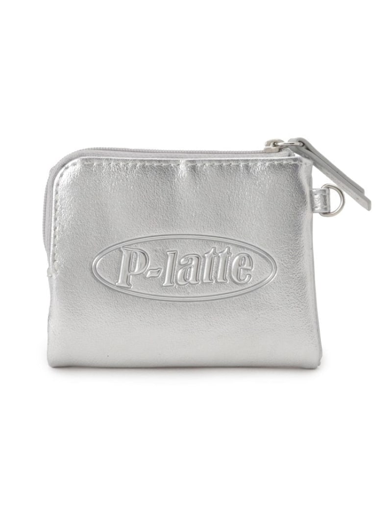 楽天WORLD ONLINE STORE楽天市場店【SALE／50％OFF】オーバルロゴ財布 PINK-latte ピンク ラテ 財布・ポーチ・ケース 財布 シルバー ブラック ブルー【RBA_E】[Rakuten Fashion]