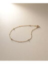 K18フラットキヘイ*ハニーカットビーズ ブレスレット COCOSHNIK ココシュニック アクセサリー・腕時計 ブレスレット・バングル ゴールド【先行予約】*...