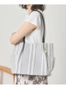 【SALE/20%OFF】【A4対応】ストライプタックトート ITS' DEMO イッツデモ バッグ トートバッグ ブラック ネイビー【RBA_E】[Rakut...