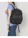 【A4対応/6ポケット】リボンモチーフリュック ITS' DEMO イッツデモ バッグ リュック・バックパック ブラック ピンク ベージュ【送料無料】[Raku...