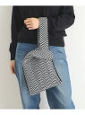 【SALE/50%OFF】【横マチあり/3colors】ヘリンボーン ニットバッグ LAURA ASHLEY ローラ アシュレイ バッグ ハンドバッグ グレー ...