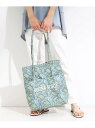 【SALE/10%OFF】ラタプリントトートバッグ SHOO・LA・RUE シューラルー バッグ トートバッグ グリーン イエロー オレンジ ブルー【RBA_E...