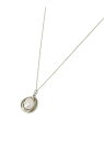 【SALE/30%OFF】【夏SALE/チェーン長さ調節可】パール調+プレートパーツネックレス Reflect リフレクト アクセサリー・腕時計 ネックレス ゴ...