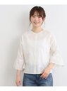 【SALE/20%OFF】【コットン100%/刺繍入り/羽織に使える】バルビー ブルームス柄 ブラウス LAURA ASHLEY ローラ アシュレイ トップス ...