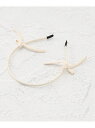 【SALE/10%OFF】カチューシャ サイド リボン スリムカチューシャ Grandedge エスペランサ ヘアアクセサリー その他のヘアアクセサリー ピンク...