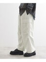 【SALE/30%OFF】【機能素材】AMATAストレッチカーゴパンツ tk.TAKEO KIKUCHI ティーケータケオキクチ パンツ その他のパンツ カーキ...