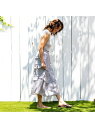 【SALE/46%OFF】【洗える/ウエストゴム/同柄アイテムあり】ローランド ヴァインズ柄 フリルスカート LAURA ASHLEY ローラ アシュレイ スカ...