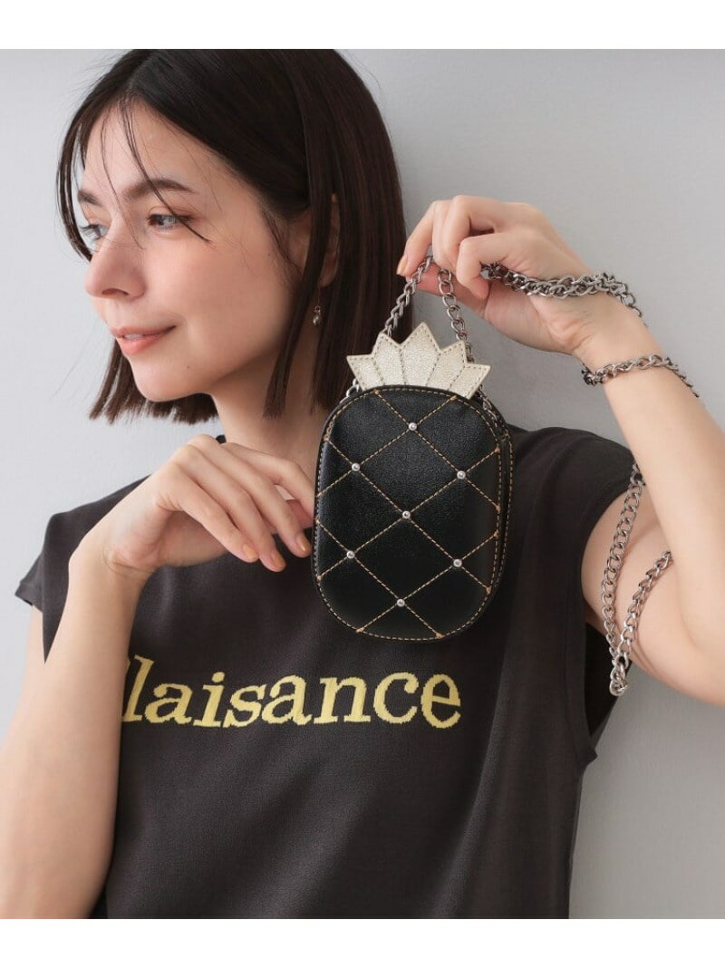 【SALE／30%OFF】トロピカルメタリックミニショルダーバッグ OPAQUE.CLIP オペークドットクリップ バッグ ショルダーバッグ ブラック イエロー ホワイト【RBA_E】[Rakuten Fashion]