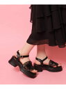 【SALE/10%OFF】チュールフリルサンダル csT&P エスペランサ シューズ・靴 サンダル ブラック ホワイト【RBA_E】[Rakuten Fashi...
