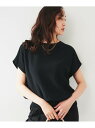 【SALE/50%OFF】2WAYフレンチスリーブニット UNTITLED アンタイトル トップス ニット グレー オレンジ ブラック ブラウン【RBA_E】【...