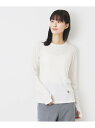 【SALE/60%OFF】【洗える】リブクルーネックロングスリーブ Dessin デッサン トップス カットソー・Tシャツ ブラック ホワイト【RBA_E】[R...