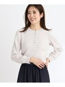 【SALE/50%OFF】【SALE/手洗い可/すっきり見え】ボリュームスリーブニット Reflect リフレクト トップス ニット パープル グレー ブラック...