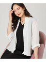 【手洗い可/シアー感/シャツ羽織】タックデザインブラウス COUP DE CHANCE クード シャンス トップス シャツ・ブラウス ホワイト ピンク ブラック...