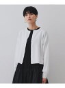 【SALE/40%OFF】スナップボタンショートニットカーディガン【洗濯機洗い可/抗ピル】 OPAQUE.CLIP オペークドットクリップ トップス カーディガ...
