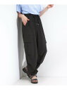 【S-LL】さらさら楽ちん カーゴジョガーパンツ SHOO・LA・RUE シューラルー パンツ その他のパンツ カーキグリーン ブラック【送料無料】[Rakut...