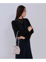 【SALE/20%OFF】【6色展開】シャイニー素材巾着ミニショルダーバッグ OPAQUE.CLIP オペークドットクリップ バッグ ショルダーバッグ ゴールド...