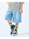 【SALE/10%OFF】【100-150cm/ひんやり】ゆったりシルエットの デニムハーフパンツ SHOO・LA・RUE シューラルー パンツ その他のパンツ...