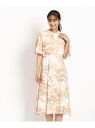 【SALE/60%OFF】【洗える】流線柄ワンピース COUP DE CHANCE クード シャンス ワンピース・ドレス その他のワンピース・ドレス パープル ...