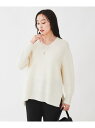 【SALE/30%OFF】【体型カバー/日本製/洗える】ウールシルクカシミヤミックス Vネックプルオーバーニット UNTITLED アンタイトル トップス ニッ...