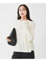 【SALE/30%OFF】ウールシルクカシミヤミックス ボートネックプルオーバーニット UNTITLED アンタイトル トップス ニット ブルー ベージュ ブラ...
