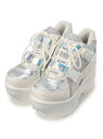 【SALE/57%OFF】厚底グリッタースニーカー csT&P エスペランサ シューズ・靴 スニーカー ピンク ブラック ホワイト ブルー【RBA_E】[Rak...