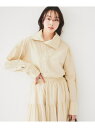 【SALE/70%OFF】【セットアップ可能/トレンド】ライトコットン プルオーバーシャツ UNTITLED アンタイトル トップス シャツ・ブラウス ネイビー...
