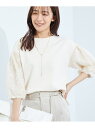 【SALE/50%OFF】【洗える】フリンジジャカードニット INDIVI インディヴィ トップス ニット グレー ピンク ブルー ホワイト ブラック グリーン...