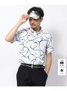 【SALE/40%OFF】UVカット/吸水速乾 ドローイングプリントポロシャツ adabat アダバット トップス ポロシャツ ホワイト ネイビー【RBA_E】...