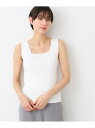 【SALE/10%OFF】【洗える】ニットリブタンクトップ Dessin デッサン トップス アンサンブル ホワイト ブラック【RBA_E】【送料無料】[Rak...