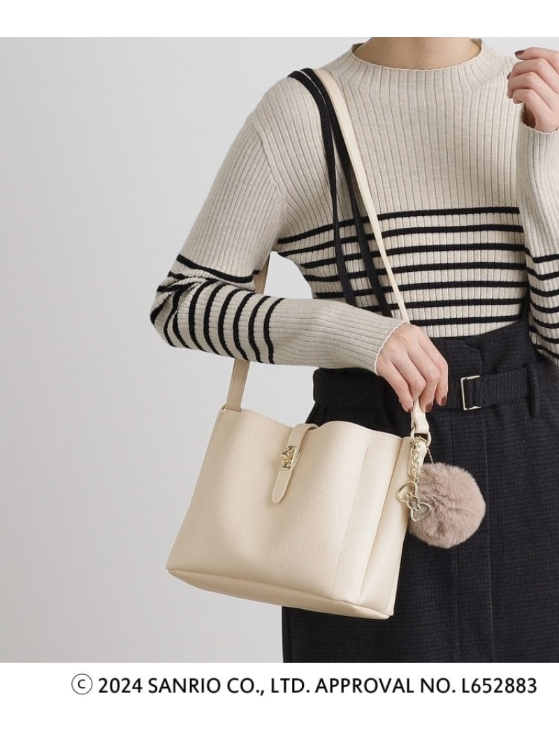 【ハローキティ】人間工学ベルトファー付きショルダー grove グローブ バッグ ショルダーバッグ ホワイト【送料無料】[Rakuten Fashion]のサムネイル