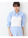 【SALE/70%OFF】【洗える】ニットバンドゥ Dessin デッサン トップス ベアトップ ホワイト ブラック【RBA_E】[Rakuten Fashio...