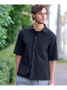 【SALE/30%OFF】【セットアップ可】ライトクロス 2WAYストレッチシャツ DRESSTERIOR ドレステリア トップス シャツ・ブラウス ベージュ ...