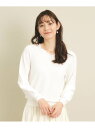 【SALE/30%OFF】【アンチピリング/通勤】Vネックプルオーバー ITS' DEMO イッツデモ トップス ニット ホワイト ブルー ピンク ブラック【R...