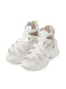 【SALE/30%OFF】フラットソールサンダル PINK-latte ピンク ラテ シューズ・靴 サンダル ブラック ホワイト ピンク【RBA_E】[Raku...