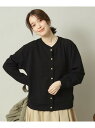 【SALE/50%OFF】【洗濯機OK/吸水速乾/UVカット】カットジョーゼットブルゾン ITS' DEMO イッツデモ ジャケット・アウター ブルゾン・ジャン...