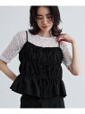 【セットアップ可能】スクエアサッカービスチェ【洗える/カセット服/夏服】 GALLEST インディヴィ トップス アンサンブル ブラック カーキグリーン【送料無...