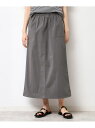 【SALE/37%OFF】【洗える】ドローコード付きスカート(XS~L) Dessin デッサン スカート ロング・マキシスカート ブラック グレー【RBA_E...