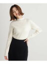 【SALE/41%OFF】【吸湿発熱/帯電防止】ハイネックリブプルオーバー grove グローブ トップス ニット グレー ホワイト ベージュ ブラック【RBA...