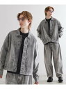 【上下2点セット】オールドデニムセットアップ tk.TAKEO KIKUCHI ティーケータケオキクチ スーツ・フォーマル セットアップスーツ ブラック ネイビ...