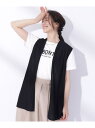 【SALE/45%OFF】【体型カバー/良いとこどり2点セット】大人の味方 サマージレ+ロゴプリントTシャツ SHOO・LA・RUE シューラルー トップス カ...