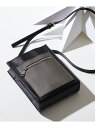 フロントポケットミニショルダーバッグ tk.TAKEO KIKUCHI ティーケータケオキクチ バッグ ショルダーバッグ ブラック ベージュ【送料無料】[Rak...