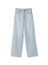 NEEDBY heritage(ニードバイヘリテージ)LUNA ワイドストレートデニム DRESSTERIOR ドレステリア パンツ その他のパンツ ブルー【送...
