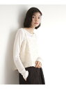 シアーフライスセットビスチェ【洗える】 THE SHOP TK ザ ショップ ティーケー トップス アンサンブル ホワイト ブラック【送料無料】[Rakuten...