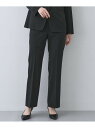 【SALE/40%OFF】【洗える/夏スーツ】ミニ千鳥柄ストレートパンツ INDIVI インディヴィ パンツ その他のパンツ ブラック【RBA_E】【送料無料】...