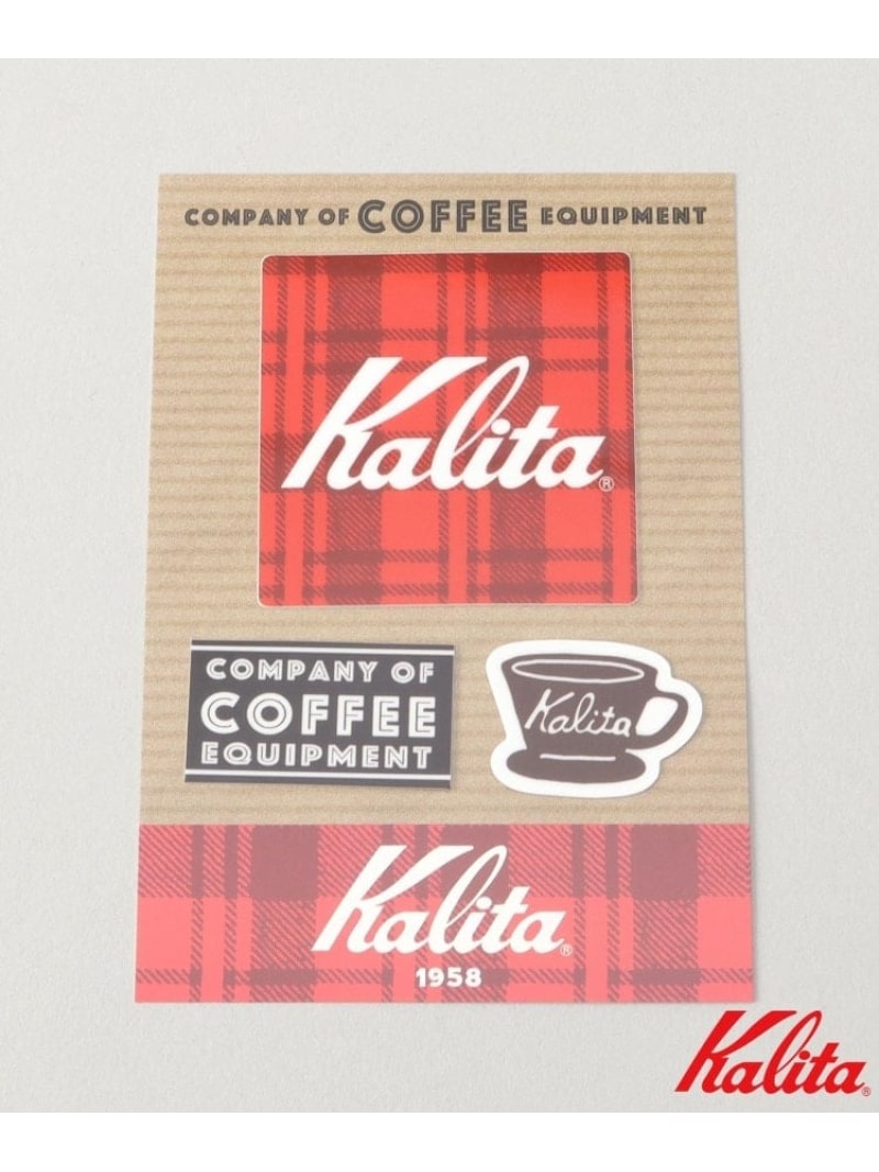 ステッカーB ＜kalita カリタ＞ 212 KITCHEN STORE トゥーワントゥーキッチンストア インテリア・生活雑貨 収納用品・棚・ラック レッド[Rakuten Fashion]